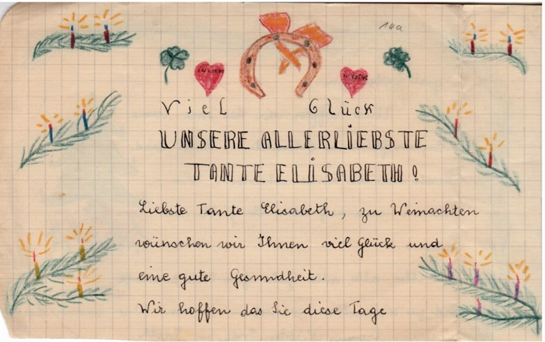Letters from the Dear Tante Elisabeth archive